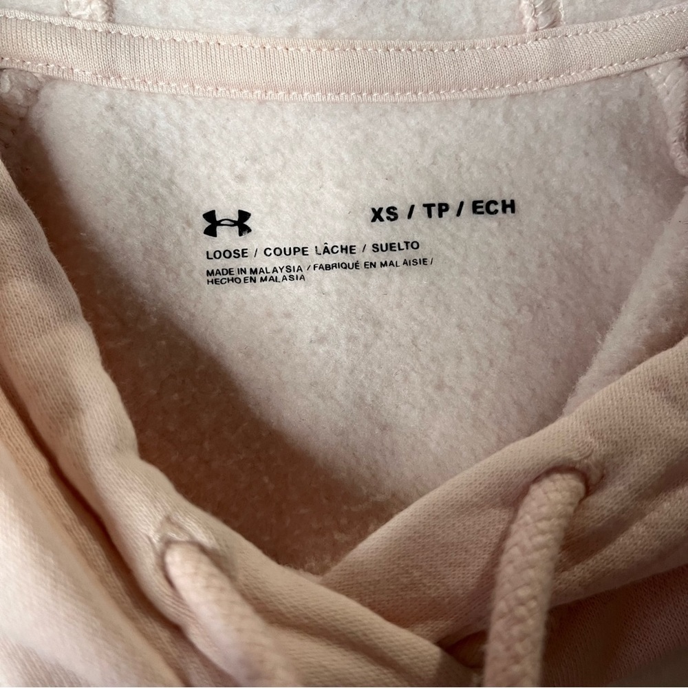 Under Armour color pink and white hoodie size xs - Picture 10 of 15